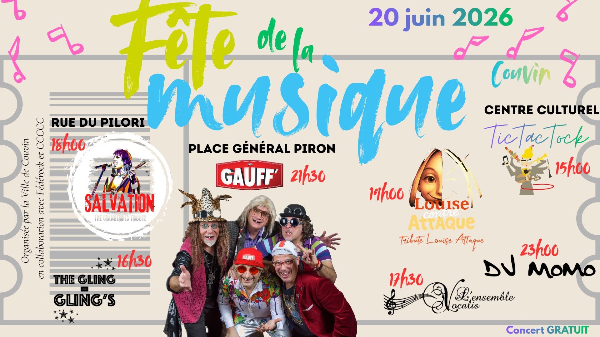 Fête de la musique Couvin 2026
