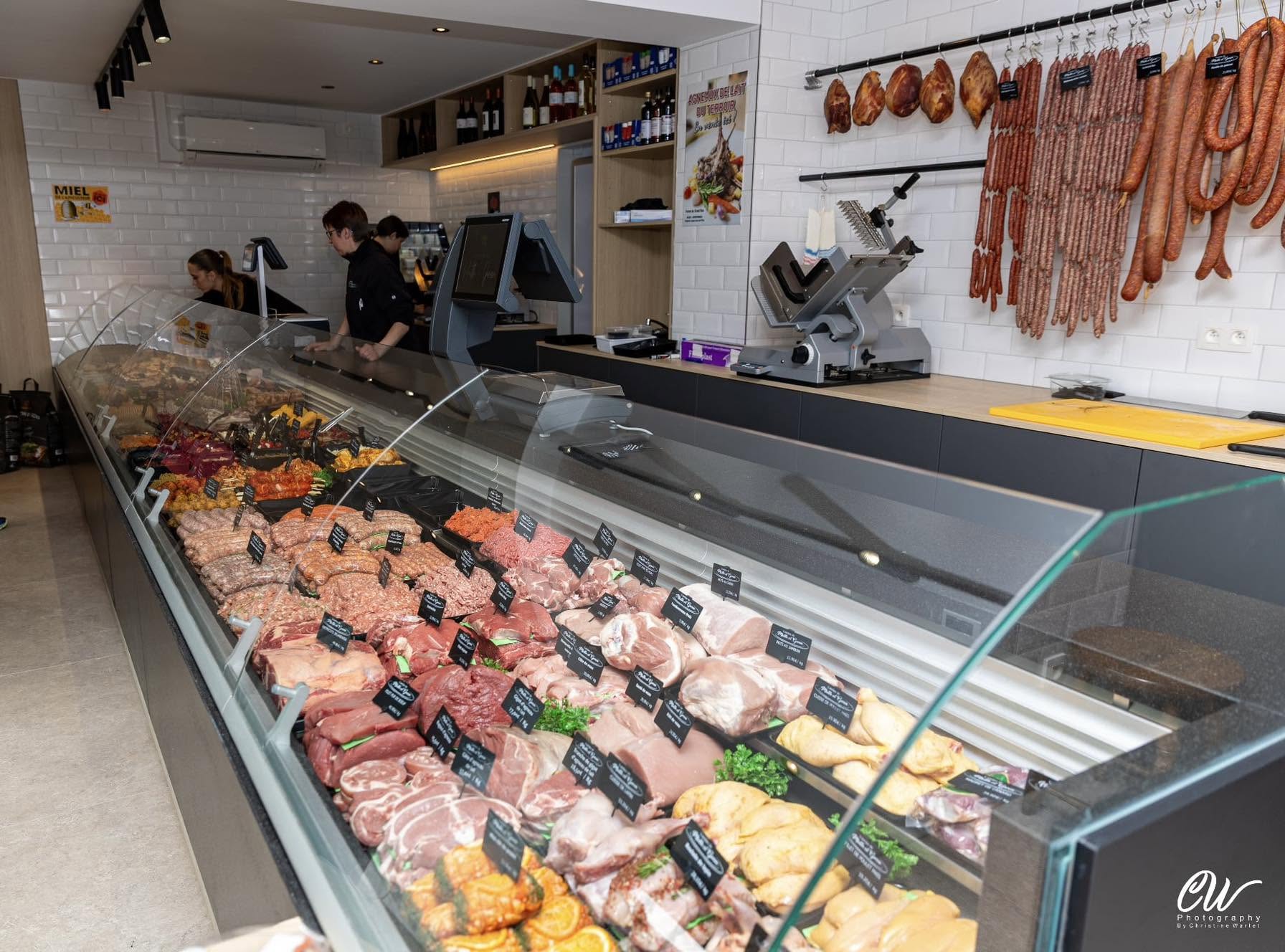 Comptoir boucherie et charcuterie - Boucherie à Couvin L'Atelier de Matth & Gwen