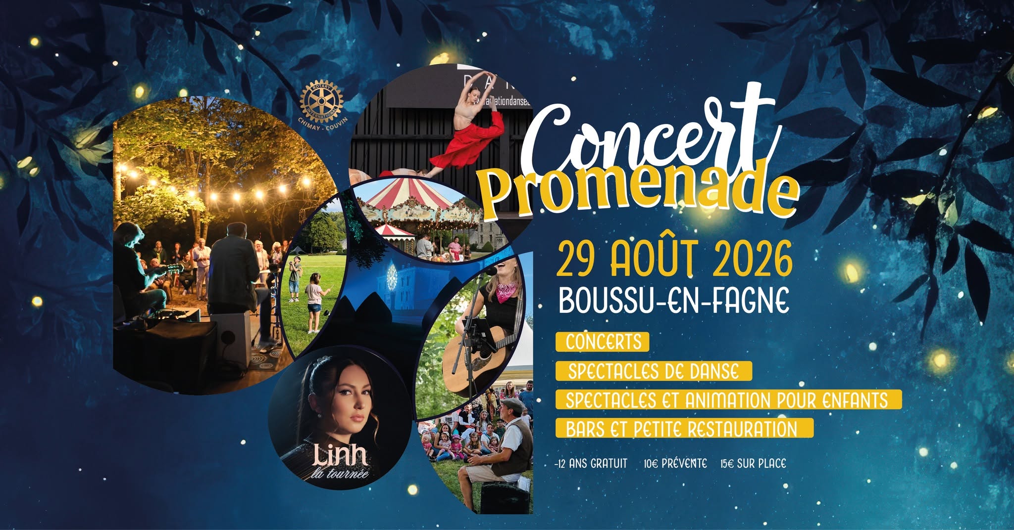 Concert Promenade au Château de Boussu-en-Fagne