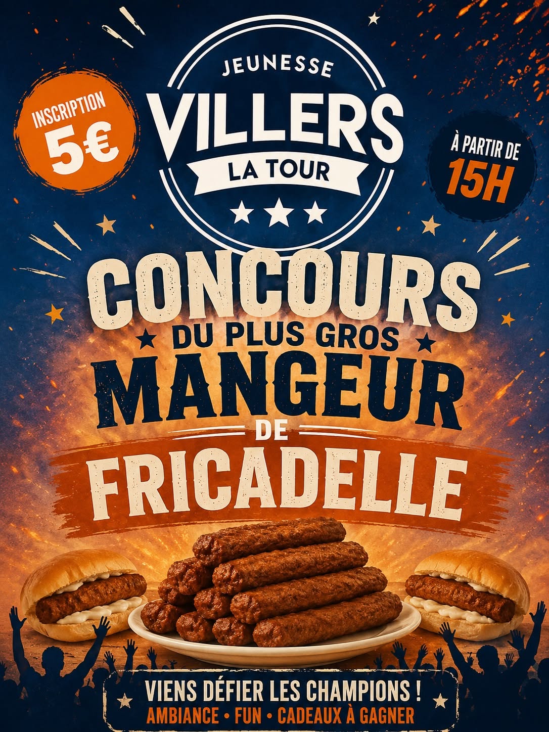 Concours du plus gros mangeur de fricadelle