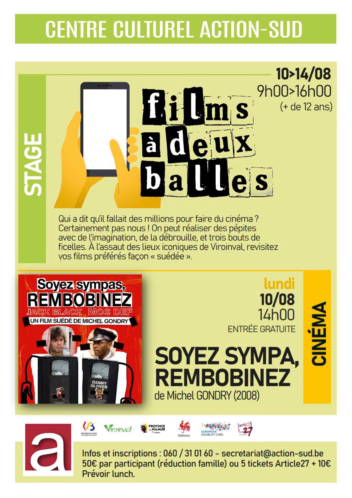 Stage Films à deux balles — Action-Sud, Nismes