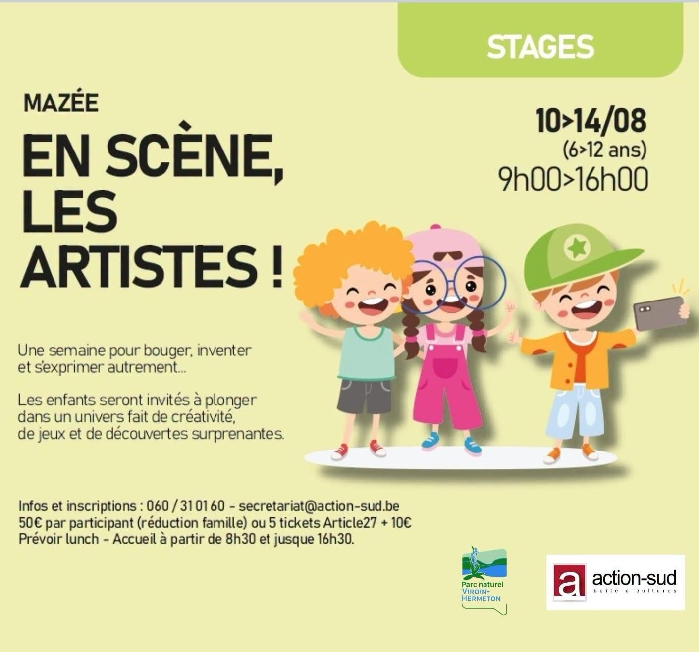 Stage art, danse et nature à Mazée