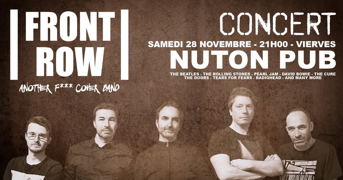 Front Row en concert au Nuton Pub — Vierves