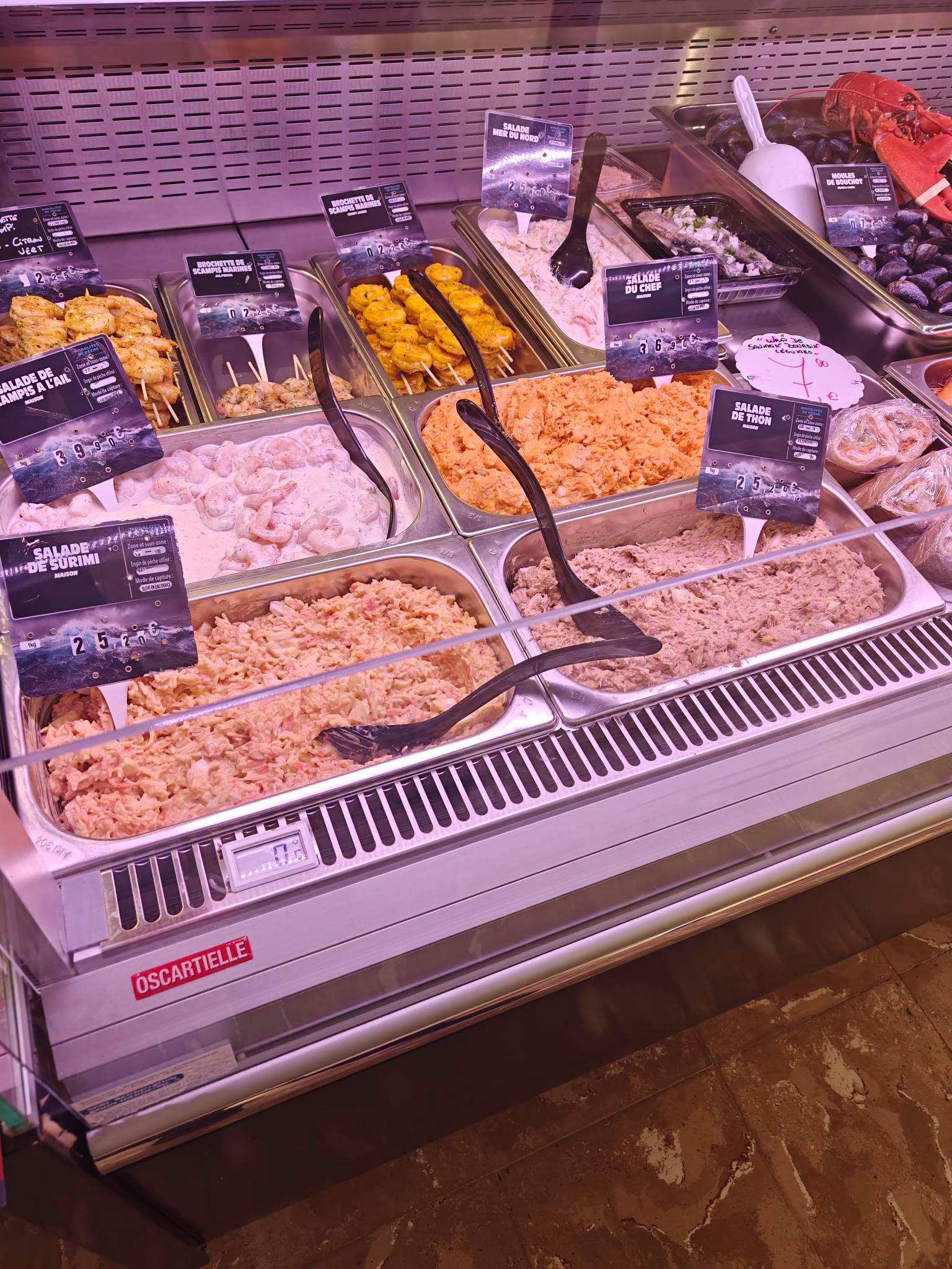 Plateaux plancha - Poissonnerie à Olloy-sur-Viroin, Escavir