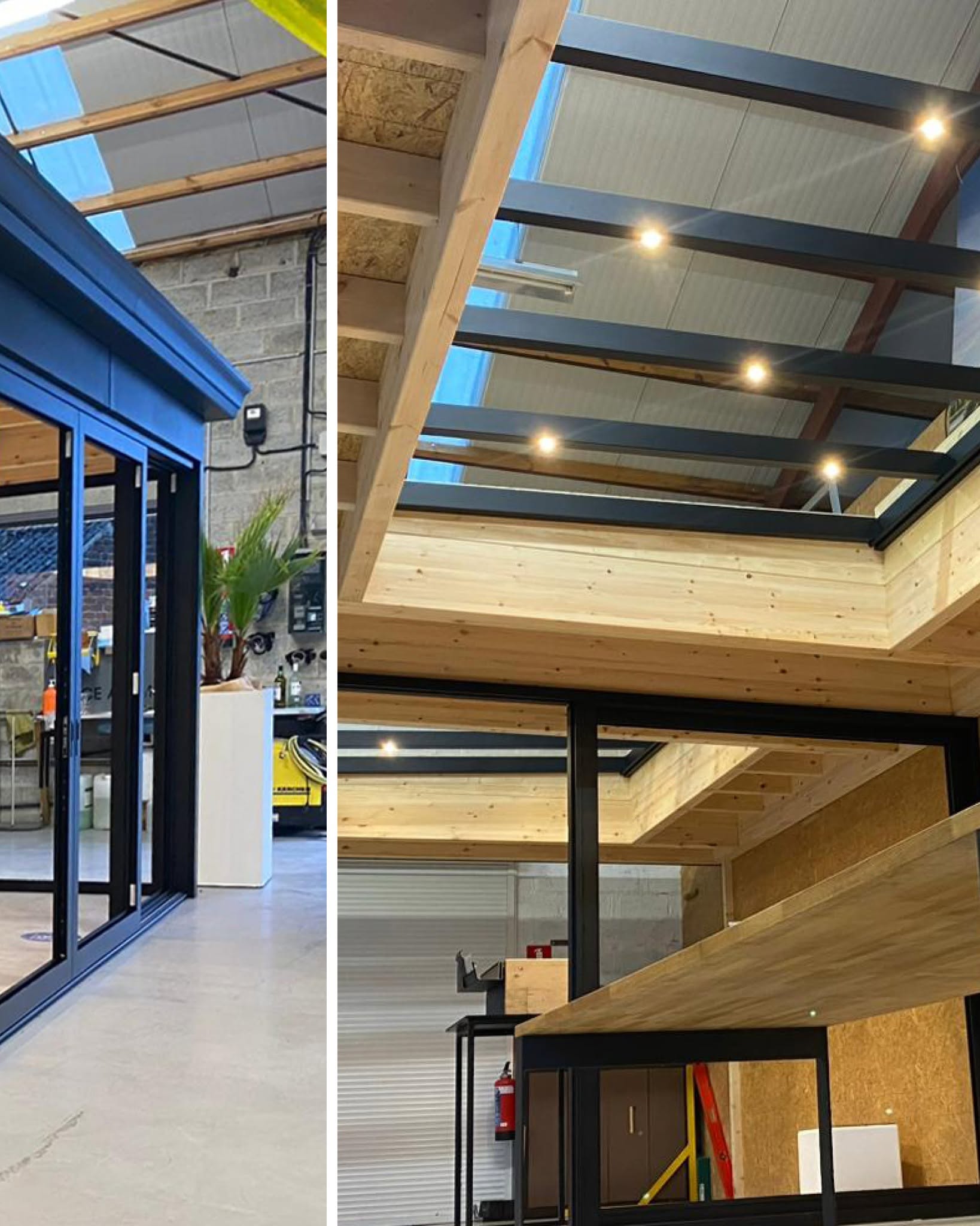 Porte de garage - Châssis à Mariembourg, Espace Aluminium (Couvin)