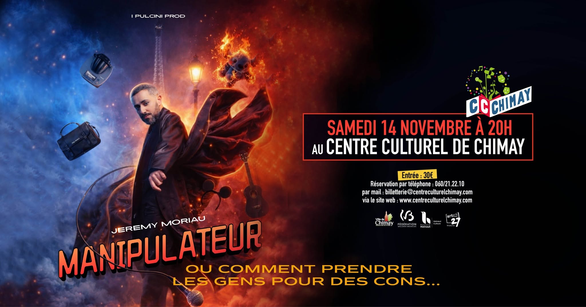 Jeremy Moriau « Manipulateur » — Centre culturel de Chimay