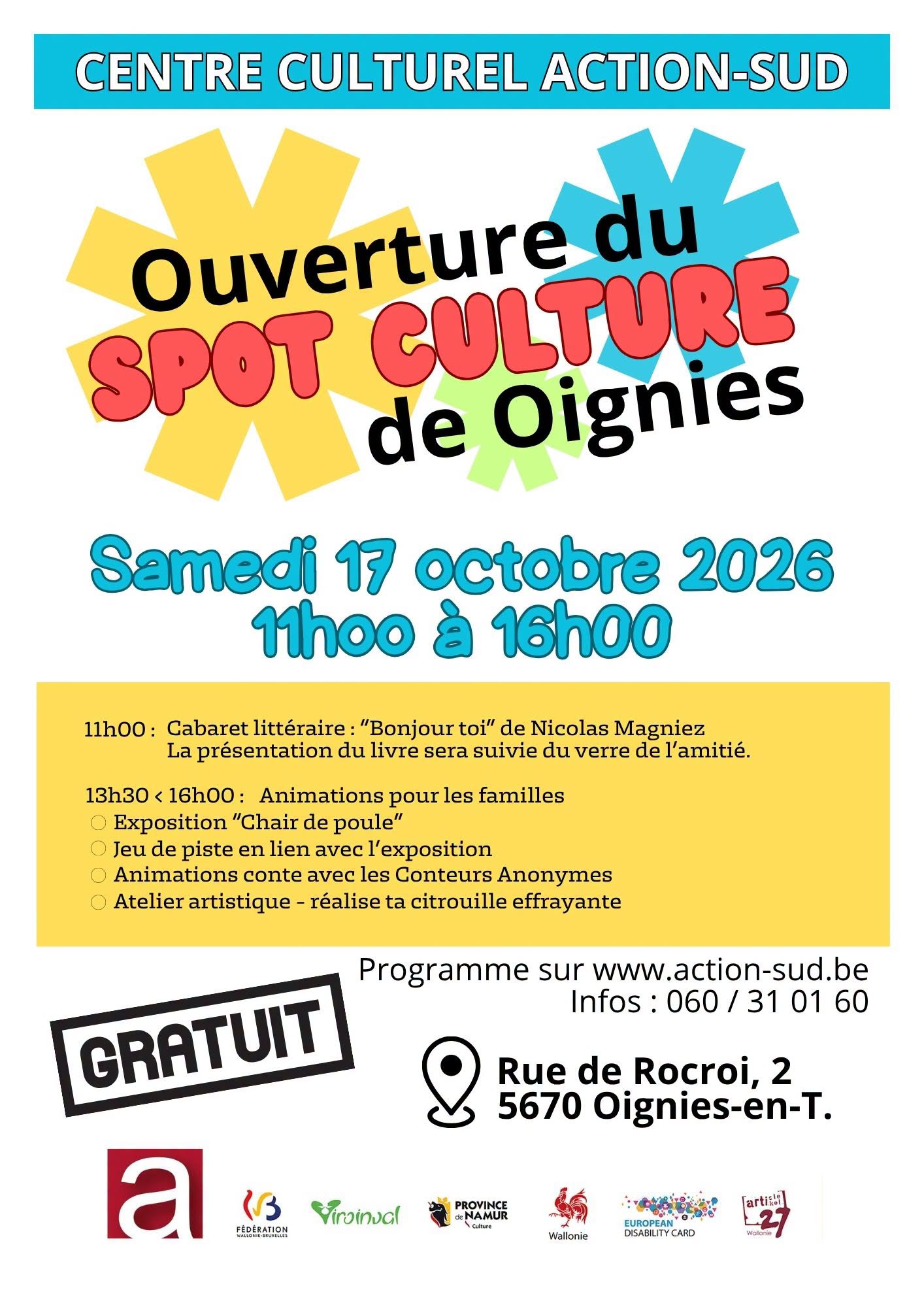 Ouverture festive du Spot Culture d'Oignies